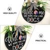 Welcome Wooden Sign Door Hanging Pendant Board Doorplate Adornment Festival Emblems