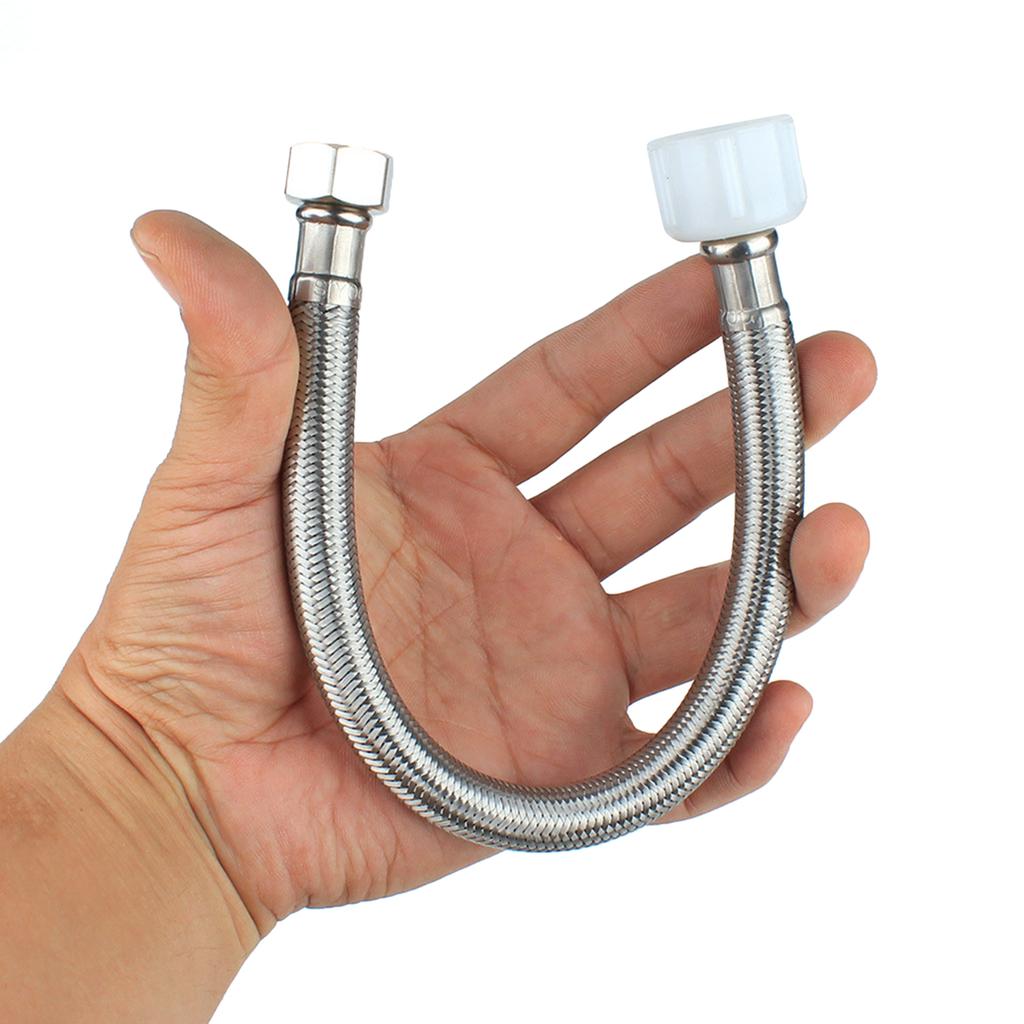 Braided Stainless Steel Toilet Hose 7/8inch to 1/2inch Toilet Water Connectors Hose Flexible Toilet Connector Enduring