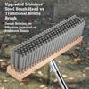 Stainless Steel Wire Broom Brush Rust-Proof Weed Moss Remover Floor Scrubbing Brush  Patio Surface