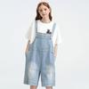 Montagut Mädchen Sommer Denim Latzhosen Set