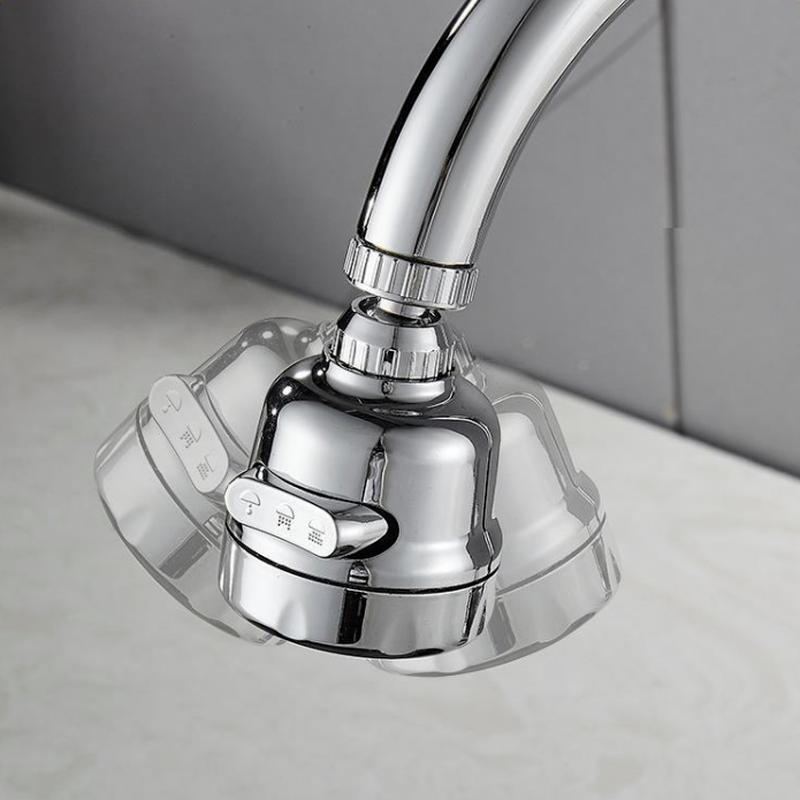 2/3 Modes Universal Kitchen Faucet Adapter 360° Rotation Faucet Filter Extenders Kitchen Gadgets Spray Water Saving Tap Nozzle