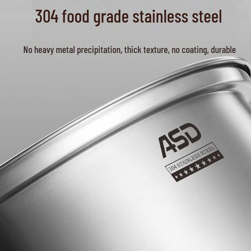 ASD 304 Stainless Steel 2-Layer Steamer Pot