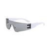 Futuristic Technology Y2k Street Po Concave Shaped Shaped Special-shaped Sunglasses Connected Lenses Sunglasses