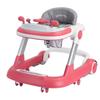 Faltbarer Aktivitäts-Gehwagen, Kleinkind Baby Schiebewagen mit abnehmbarem Füttertablett & Musiktablett(Ohne Akku), 2 in 1 Baby Walker