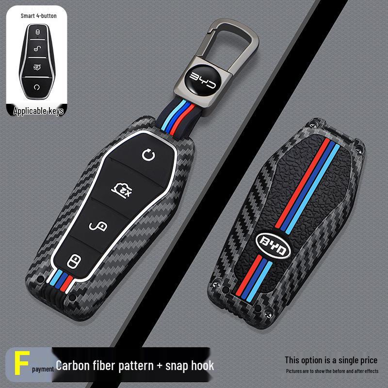 BYD F-Model Carbon Fiber Car Key Case