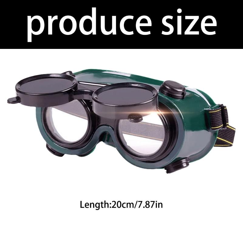Heavy Duty Welding Goggles Top Glasses Polycarbonate Visors Shockproof Frame Protections for Professional Welders