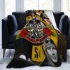 Guns N Roses Hard Rock Band  Blanket Fleece Sofa Throw Blanket Breathable for Home Bedroom Outdoor Throws Bedspread Quilt