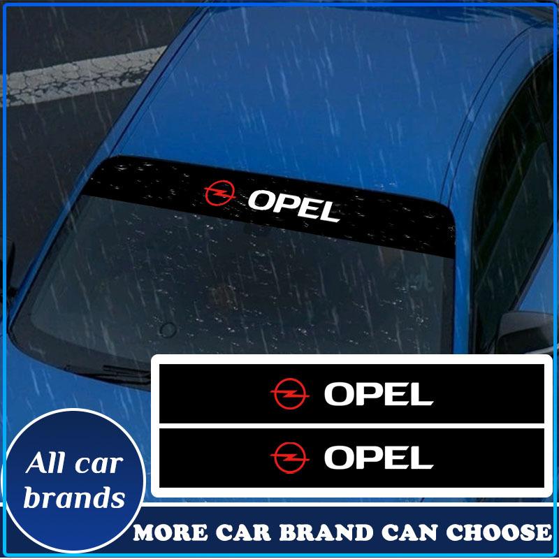 Car Front Windshield Stickers Front and Rear Decorative Decals Sticker For Opel Astra C G H Insignia J K Zafira B Corsa Vectra C Corsa C