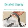 Shoes Dust Cover PVC Mesh Transparent Shoe and Boot Storage Bag with Zipper Portable Travel Anti-dust Organizer Protector Bags