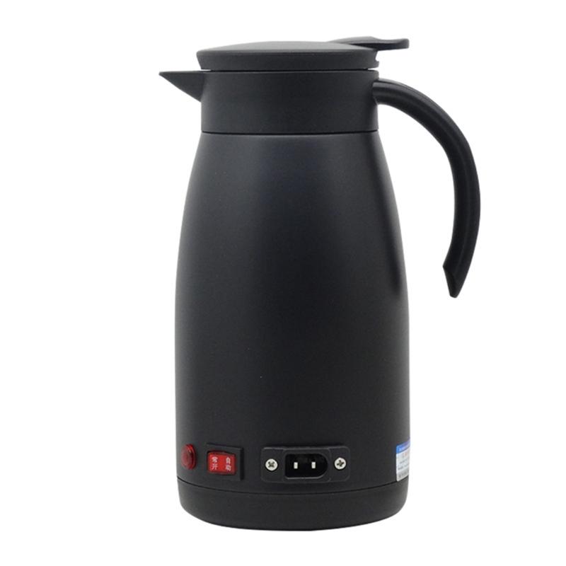 12V 24V Car Electric Kettle 680ml Fast Boil Heating Cup Heated Water Cup For Long Journeys Commuting Convenience