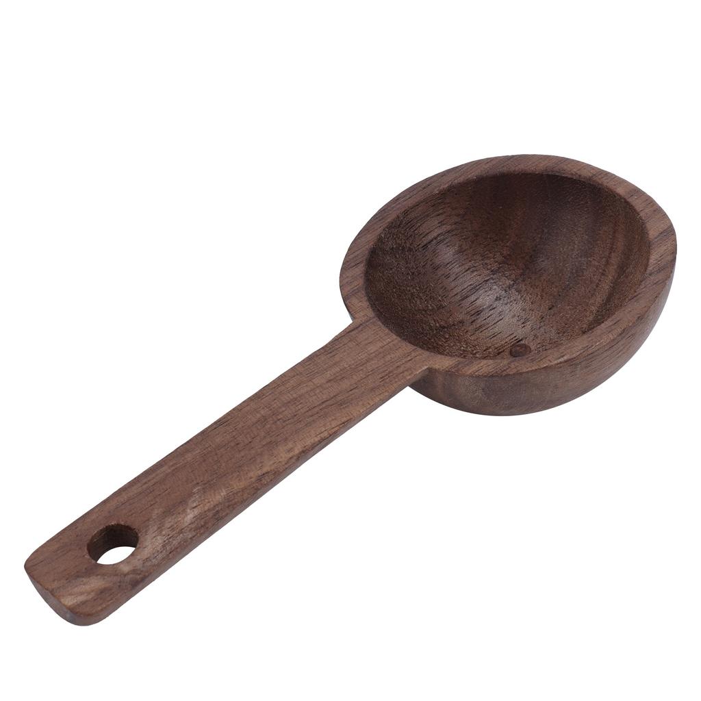 Coffee Scoop Wooden Measuring Spoon Walnut Teaspoon Coffee Accessories for Coffee Tea Sugar Dlour Spices