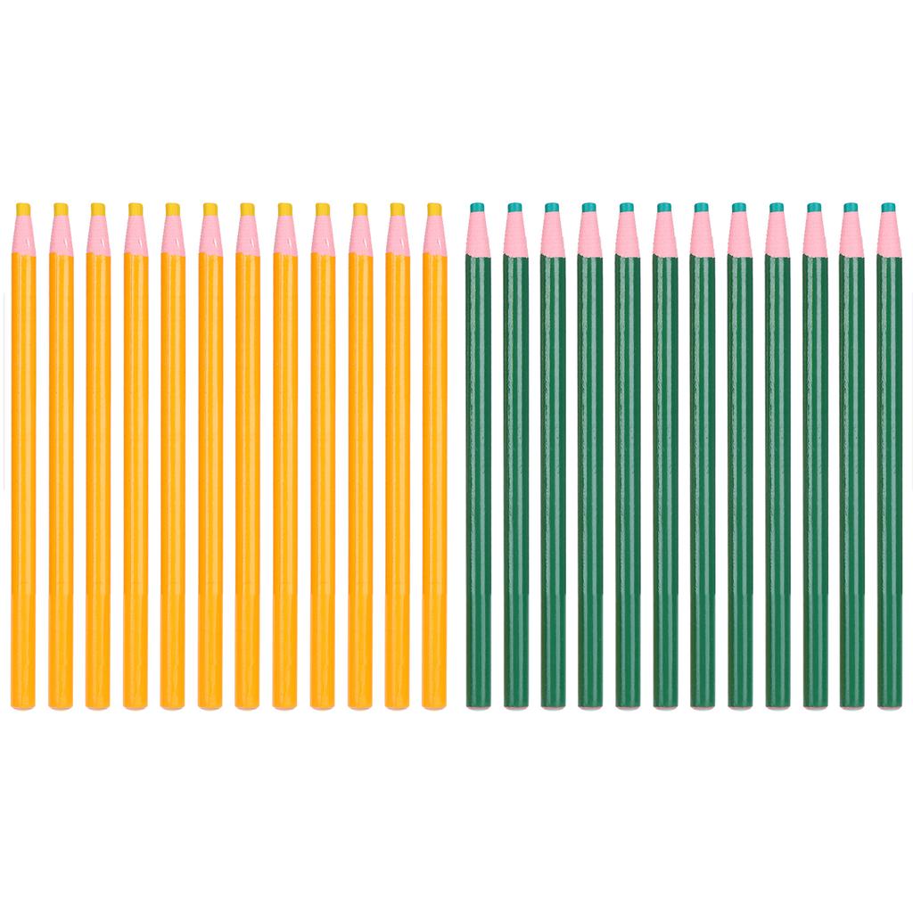 24 Peças Lápis de Giz de Alfaiate Desenho de Linhas Roupa Vidro Cerâmica Móveis Lápis de Marcação