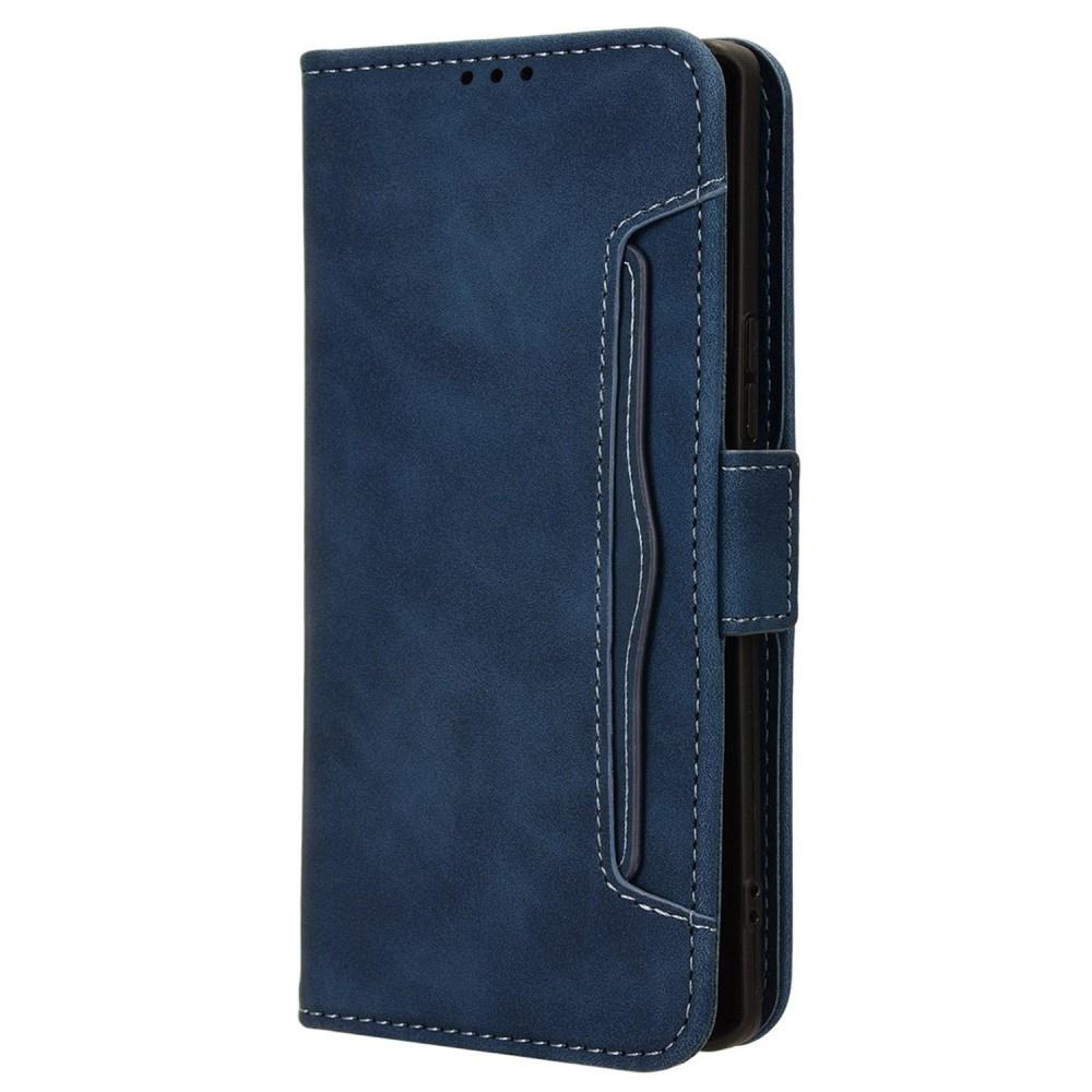 Flip Case for Infinix Note 40 Pro, Card Slot, Navy Blue