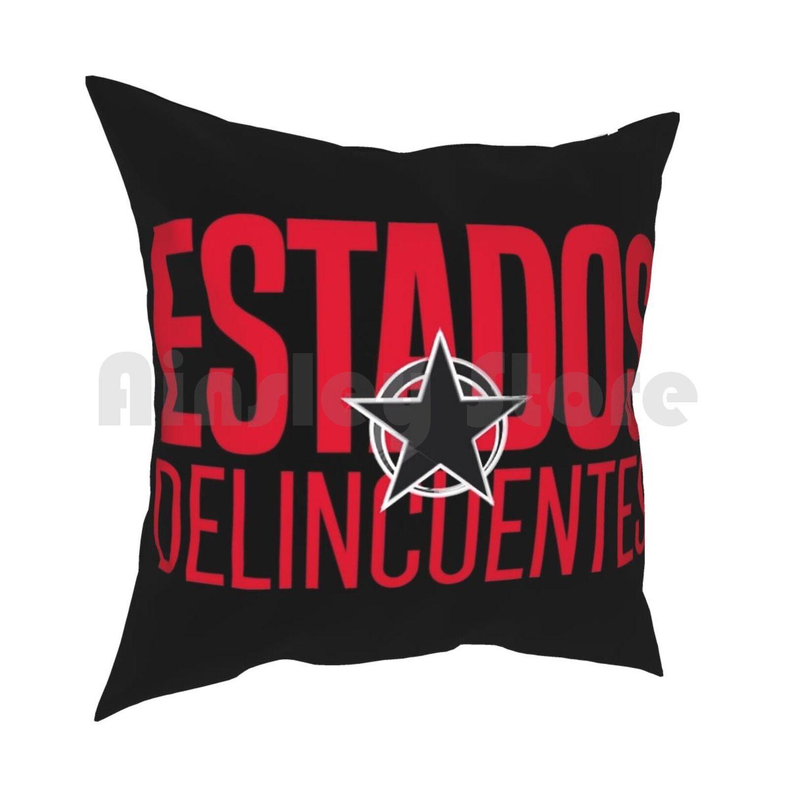 

Sound Crime Delinquent States Pillow Case Printed Home Soft DIY Pillow Cover Punk Music Band Delinquency Sonorous Punk 30cmx30cm