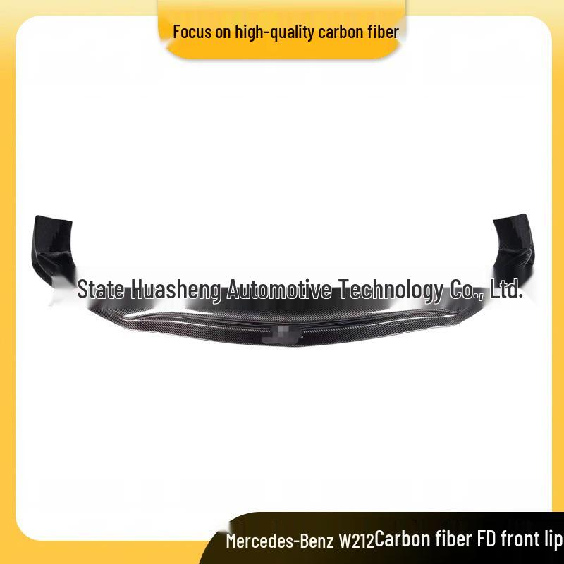 Carbon Fiber FD Style Front Lip Spoiler for 2014-2016 Mercedes-Benz E-Class W212