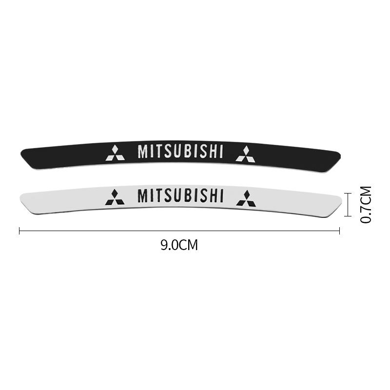 Car Logo Aluminum Stickers Car Wheel Hub Decoration For Mitsubishi Lancer 9 10 Outlander 3 Pajero ASX L200 Xpander Colt RalliArt