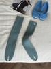 Women's Velvet Thickened White Stirrup Leg Warmers: Warm, Versatile, Korean-Style for Autumn/Winter Ballet & Single Shoe Pairing.