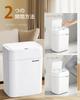 Lovewind Bathroom Trash 12 Liter Automatic Trash Can with for Small Touchless Motion Sensor Trash White Can, Lid, Bathroom, Bedroom, Kitchen, Office,