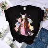 Demon Slayer T Shirt Women Tshirt Female Tanjirou Kamado Graphic Tee Shirt Japanese Anime Manga T-shirt Streetwear Tops Tees