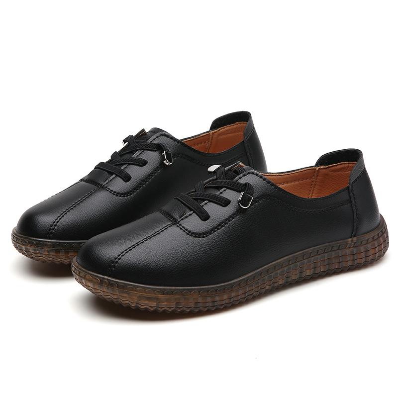 

Женские мокасины, летние дышащие туфли для вождения, удобные туфли на плоской подошве для медсестер, минималистичная обувь для ходьбы для мам EU:41 чёрный