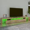 Vidaxl Szafka Pod Tv Z Oświetleniem Led, Dąb Sonoma, 260X36,5X40 Cm