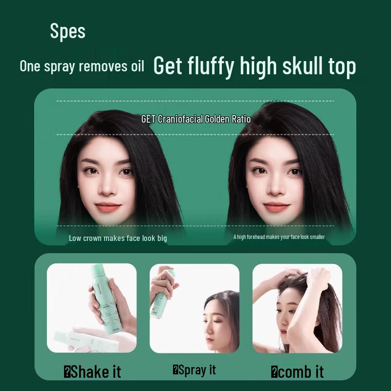 Spes No-Rinse Volumizing & Oil Control Dry Shampoo