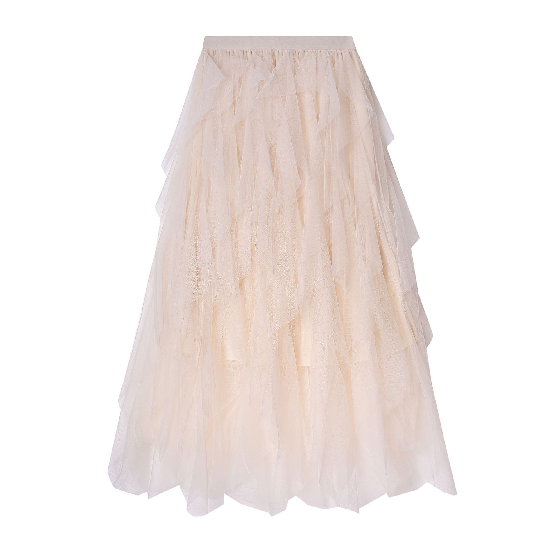 

Юбка-сетка с неровной высокой талией, новая весенняя корейская версия, юбка-торт, юбка, юбка из марли, женская пышная юбка One size