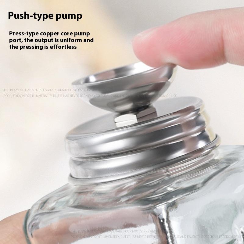 Nail Storage Refillable Glass Bottles Empty Liquid Press Pump Dispenser Nail Art Polish Remover Cleaner Makeup Manicure Tools