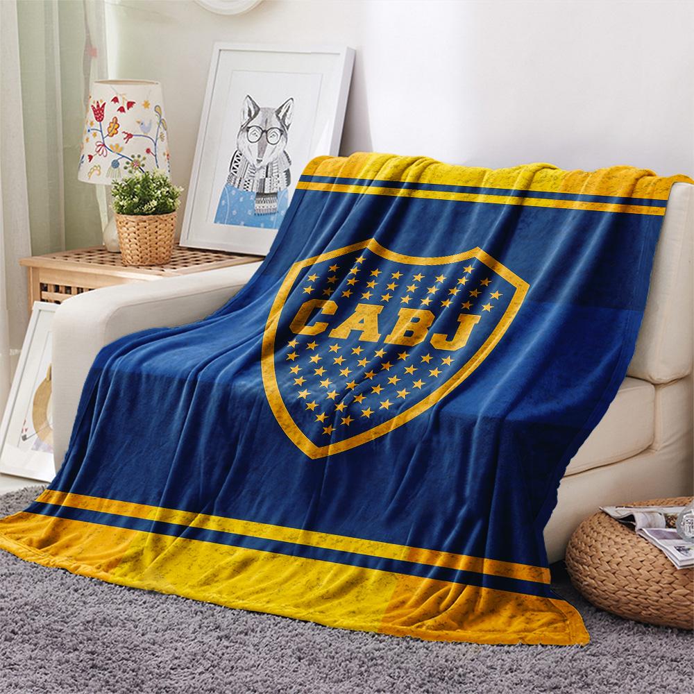 Club Atletico Boca Juniors Flannel Blanket, High quality Comfortable for All Seasons, Home Decor, Warmth and Comfort