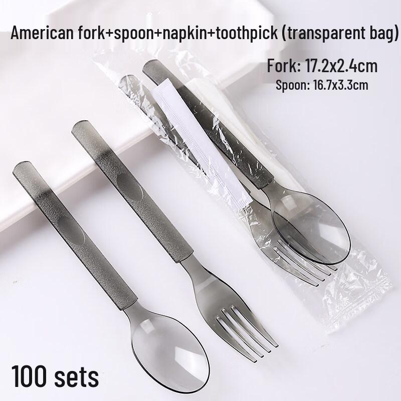 Disposable Fork and Spoon Set