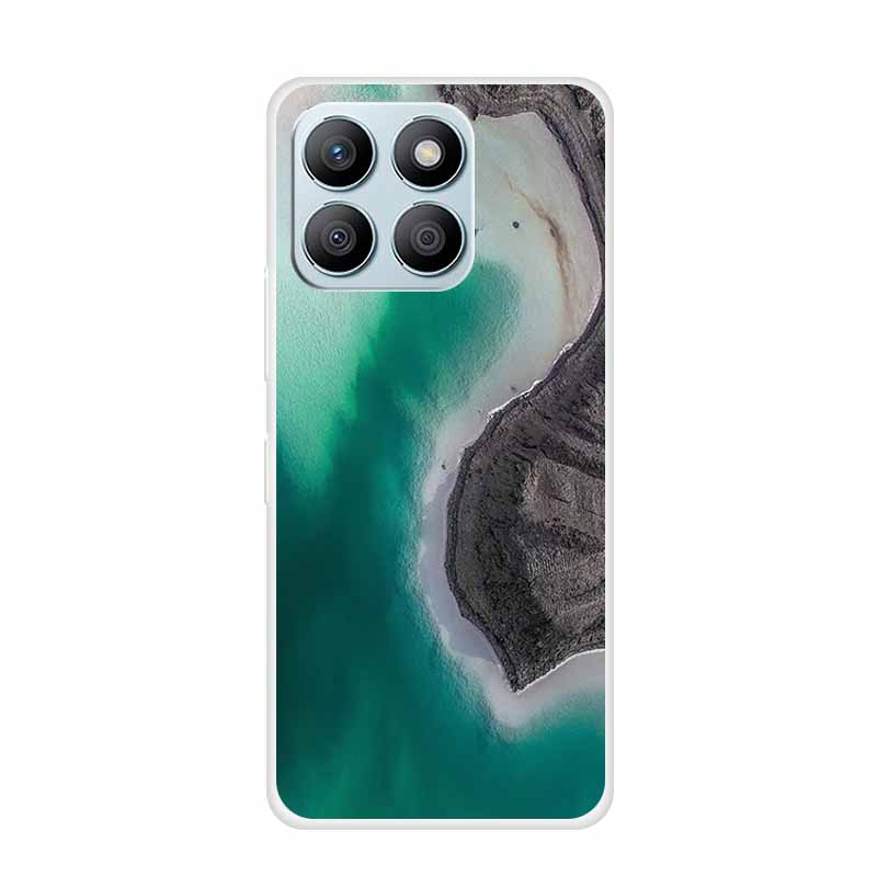 For Honor X8C X8B Phone Case For Huawei Honor X 8 C B X8 8C 8B Soft Silicone TPU Transparent Funda Clear Marble Patterns Cover