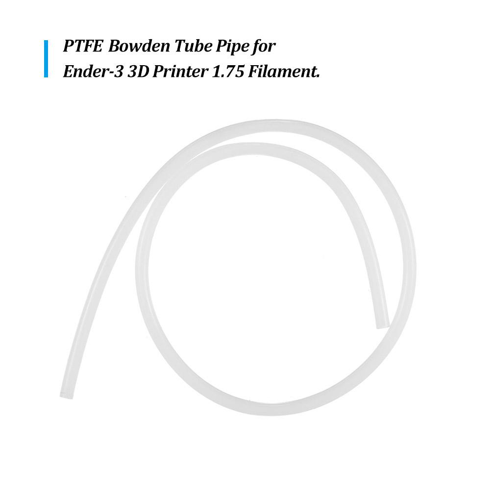 

PTFE Tube 2mm ID 4mm OD 40cm Length for Ender 3 3D Printer 1.75mm Filament, 1pc белый