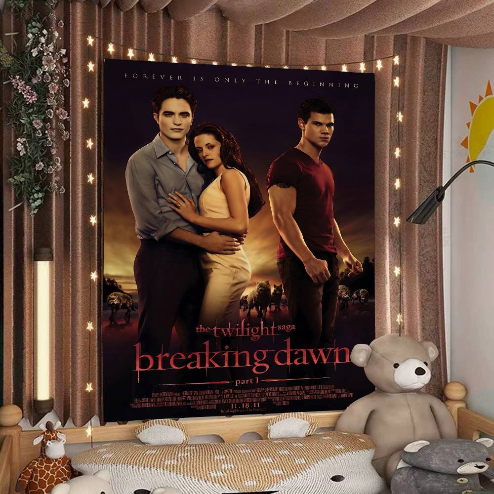 

Classic Movie Twilight DIY Wall Tapestry Art Science Fiction Room Home Decor Wall Art Decor 74x94cm(29x37in)