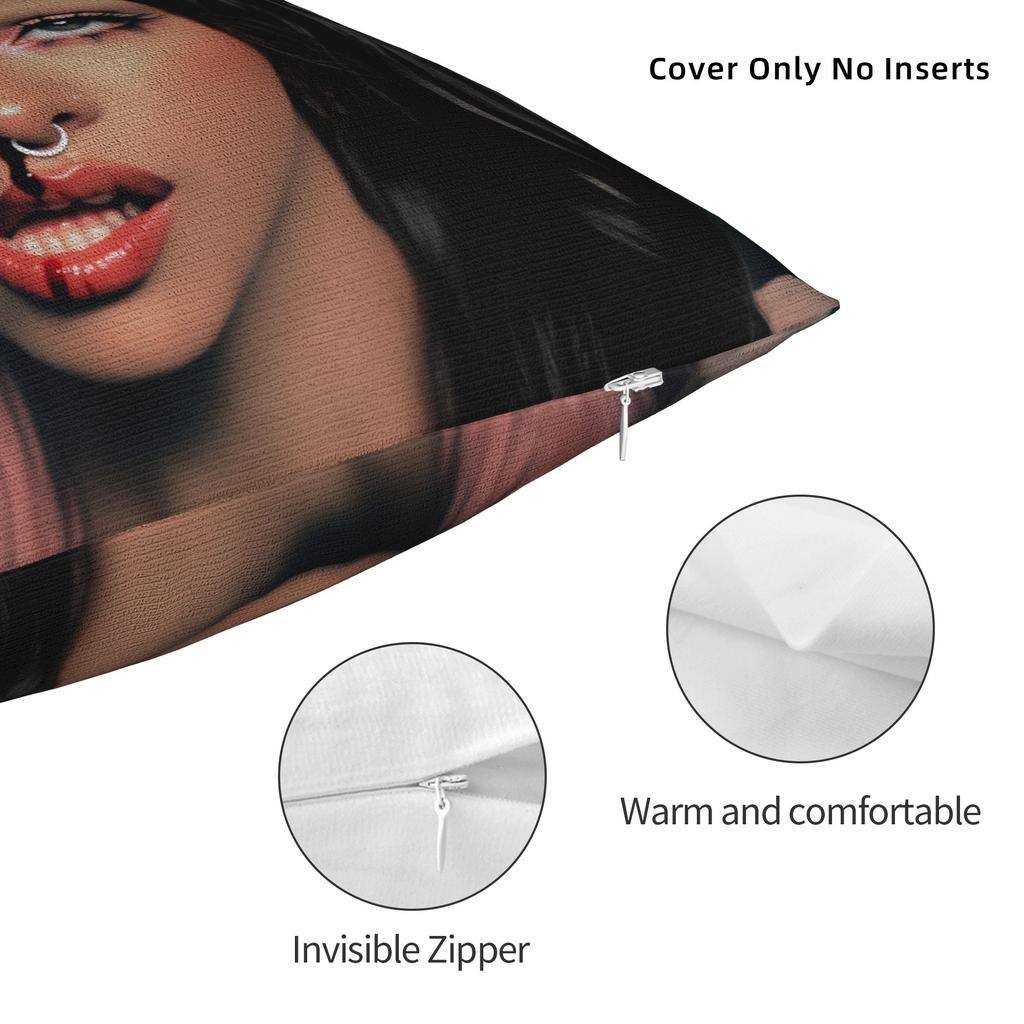 M-Melanie M-Martinez Hades Pillow Cover Design Cushion Cover Vintage Pillow Case For Sofa Home Decoration