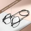 The neck-hanging small-framed reading glasses are retro and classic for both men and women, and are convenient to carry