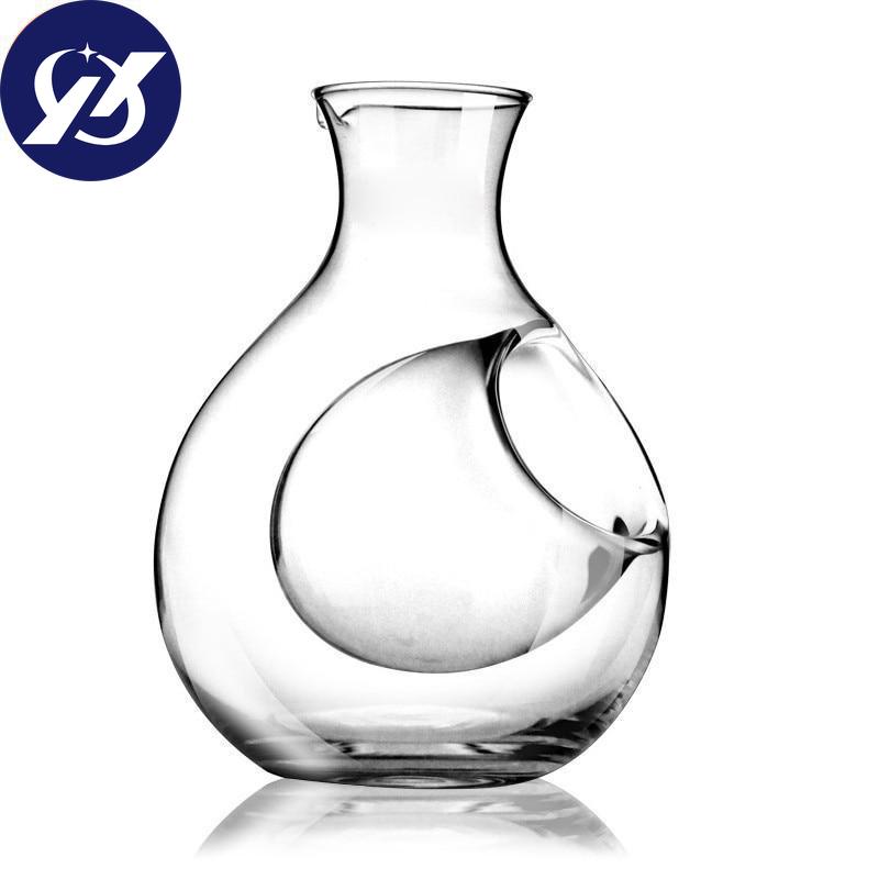 250 ml sklenená fľaša na víno otvor saké džbán na ľad Chladiace hniezdo škrečka Brandy W askey Dekantér na pivo Transparentná karafa na víno Superior barové nástroje