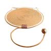 Cotton Rope Cats Scratcher Tool Round Scratching Post Mat Cats Scratch Pad for Cats Helps Maintain Claw Provide Fun
