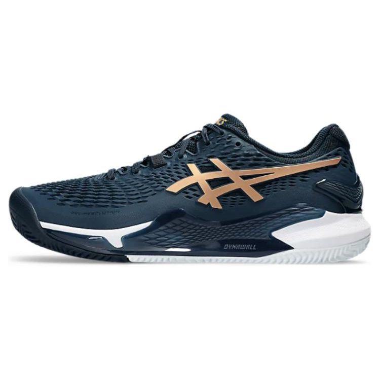Asics Gel Resolution 9 French Blue Pure Gold Men Sneakers 1041A475-960