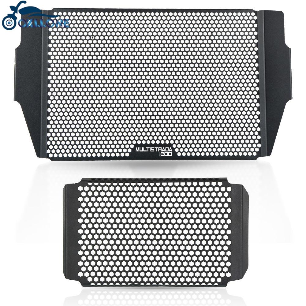 Radiator Grille Guard Cover Protector For Ducati Multistrada 1200 /ABS / S / S Touring / S Sport / S Pikes Peak / S GT 2010-2014