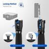 Neewer 12"/30cm Telescoping Wireless Go Microphone Handheld Lavalier Video Microphone Adapter Cold Shoe Support RODE Wireless Go II DJI Mic CM22 MS004