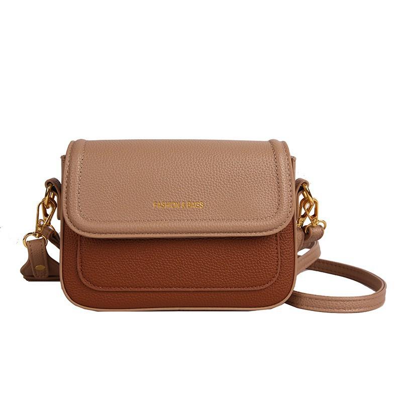 

Женская небольшая сумка для поездок на работу 2025 года На одно плечо Через плечо Эта s Модный темперамент Квадратная Корейский стиль хаки