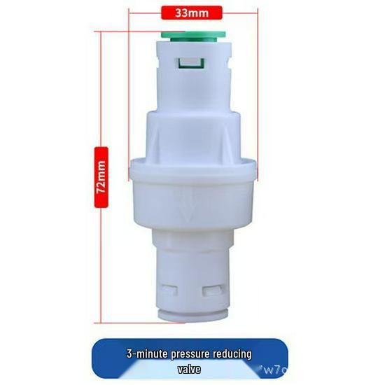 Water Purifier Pressure Reducing Valve, Quick Connect, POM Material, High Pressure Resistance, Stable 2-point Connection