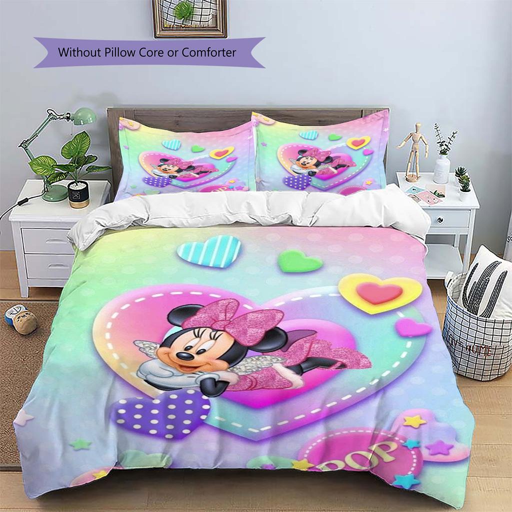 Trendy Camouflage Mickey Mouse Print – The Perfect Choice for Decorating A Child's Bedroom. Comfortable and Warm Bedding Set.