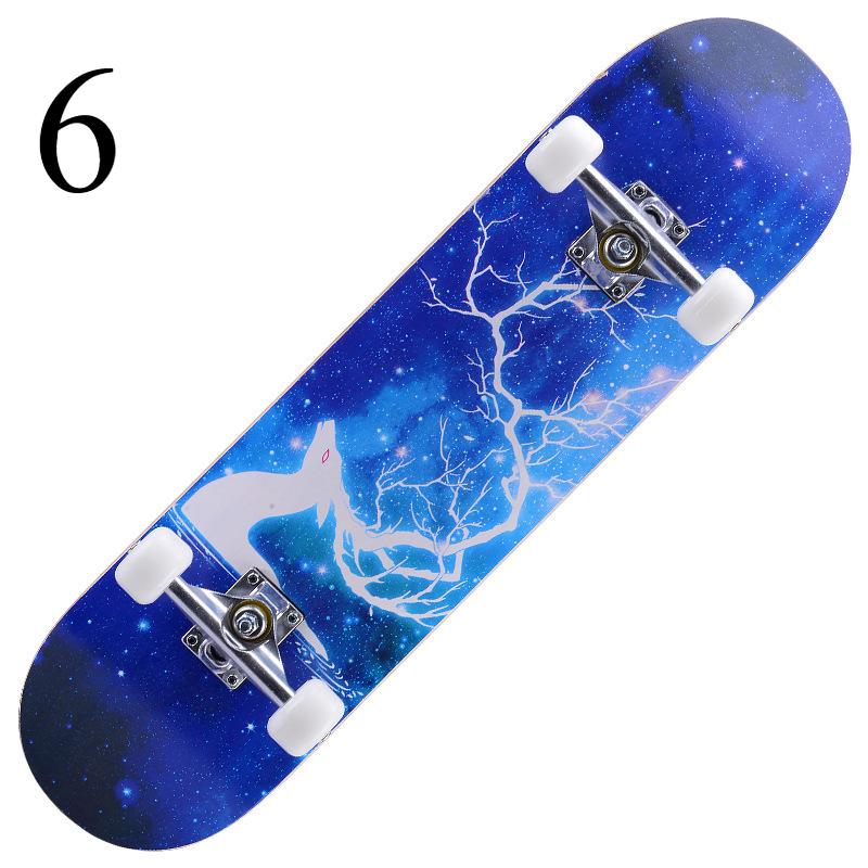 

80*15 см двойной рокер паук лонгборд мультфильм детский скейтборд кленовая доска детский скейтборд скейтбординг детский скейтборд 6