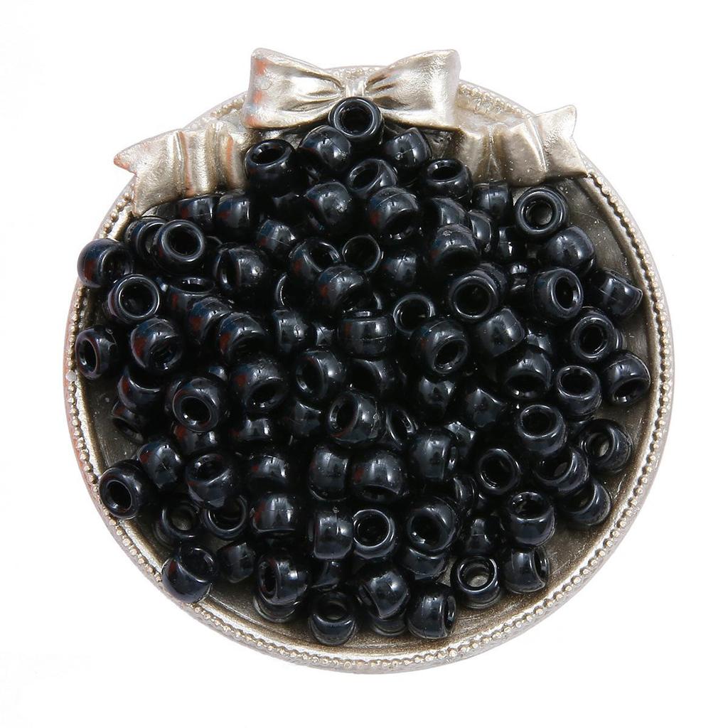 Acrylic Large Hole Barrel Beads 9x6mm for DIY Bracelet Jewelry Making