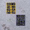 16pcs/Set Metal Brain Teaser Puzzles Interlock Unlock Ring Fun Metal Chinese Ring Puzzle Intelligent Brain Teaser for Kids Adult
