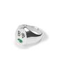 Bonbeau Smile Epoxy Signet Ring Thick Smile Ring (Type B)