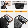 LoDrid Stroller Bag Stroller Drink Holder Pocket Organizer Stroller Bag