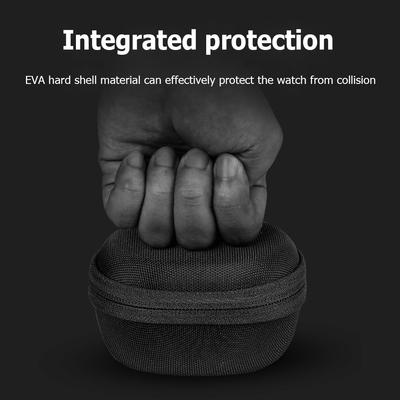 Étui de Transport Rigide Boîte de Rangement pour Montre EVA Étui de Rangement Protecteur Étanche pour Apple Watch Série 7 6 5 pour Haylou RS4 Plus/GST