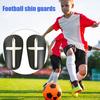 1 Pair Mini Soccer Shin Guards Anti-slip Kids Teens Adults Soccer Players Miniature
